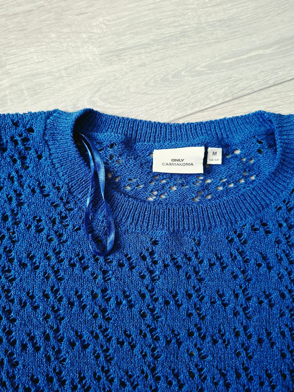 ONLY CARMAKOMA Gebreide Top Maat M Blauw, Kleding | Dames, Blauw, Maat 42/44 (L), Nieuw, Ophalen of Verzenden