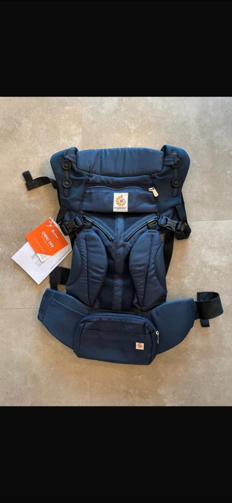 Ergobaby Omni 360 Cool Air Mesh Draagzak Midnight Blue, Kinderen en Baby's, Babydragers en Draagdoeken, Ophalen of Verzenden