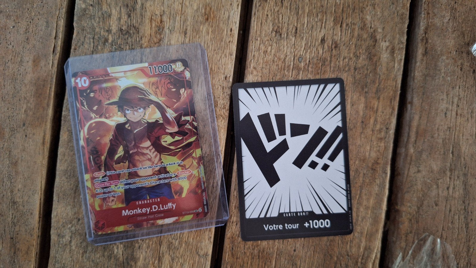 one piece Monkey D Luffy st10-006, Ophalen of Verzenden, Zo goed als nieuw