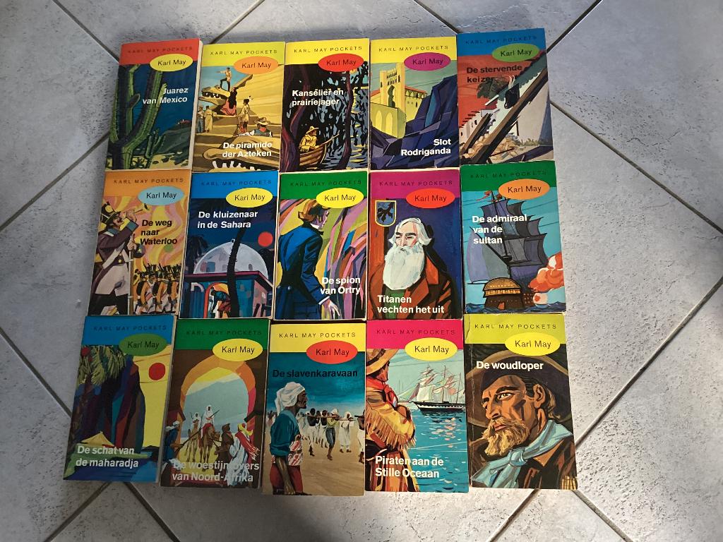 Karl May pockets, Boeken, Avontuur en Actie, Ophalen, Gelezen, Karl May