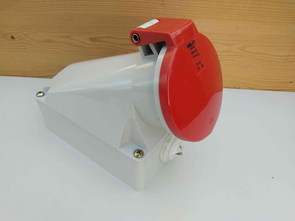 Wandcontactdoos wcd ABL opbouw 5-polig 3P+N+A 380V/400V 63A, Ophalen of Verzenden, Gebruikt, Stopcontact