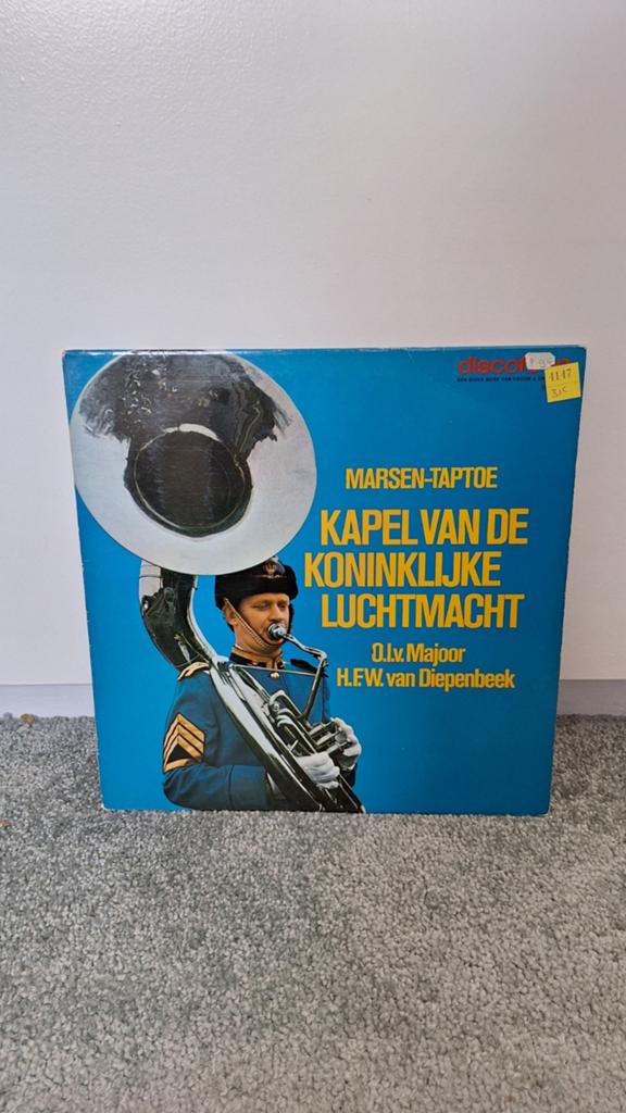 Marsen-Taptoe - Kapel van de Koninklijke Luchtmacht LP, Ophalen of Verzenden, 1960 - 1969, Gebruikt, 12 inch