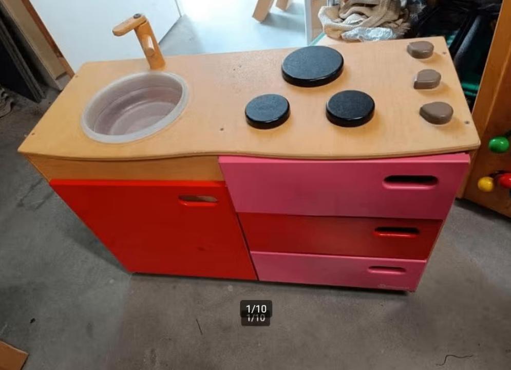 Wesco speelkeuken van een school zware kwaliteit, Gebruikt, Ophalen of Verzenden, Speelkeuken, Hout