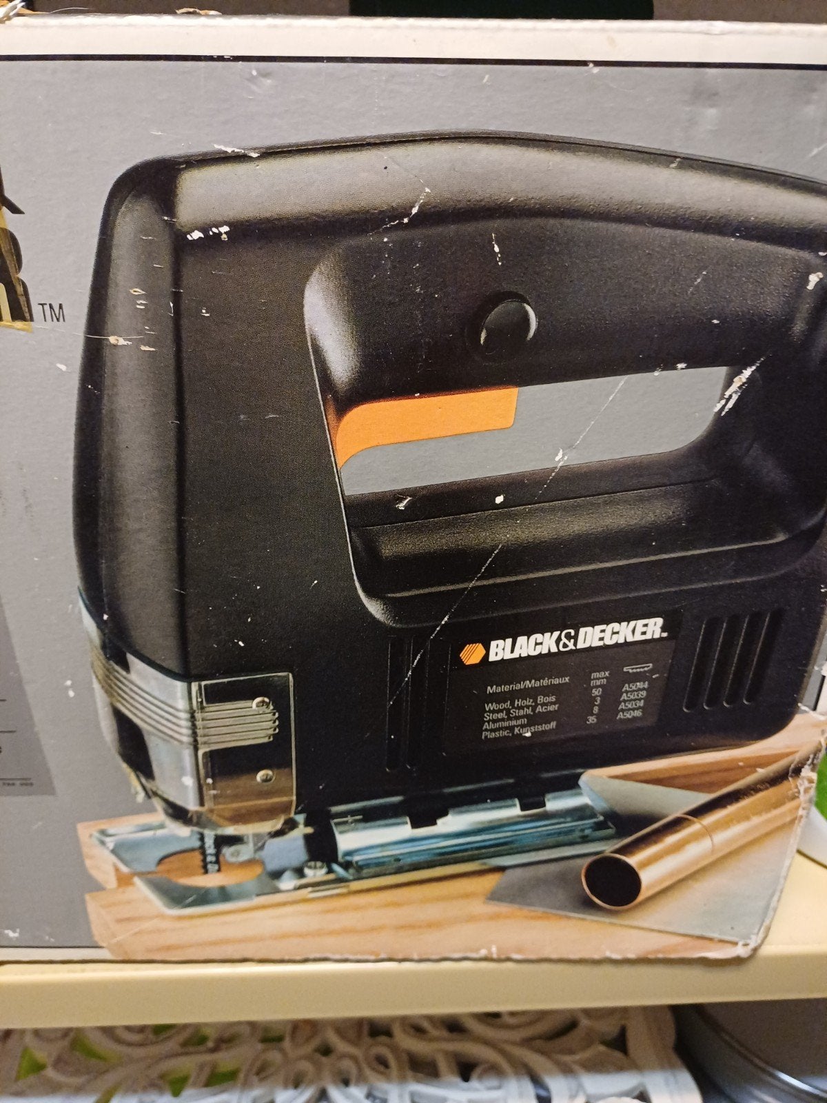 Te koop: een goed werkende Black & Decker BD528 decoupeerzaa, Ophalen of Verzenden, Gebruikt, Minder dan 600 watt, Vlakschuurmachine