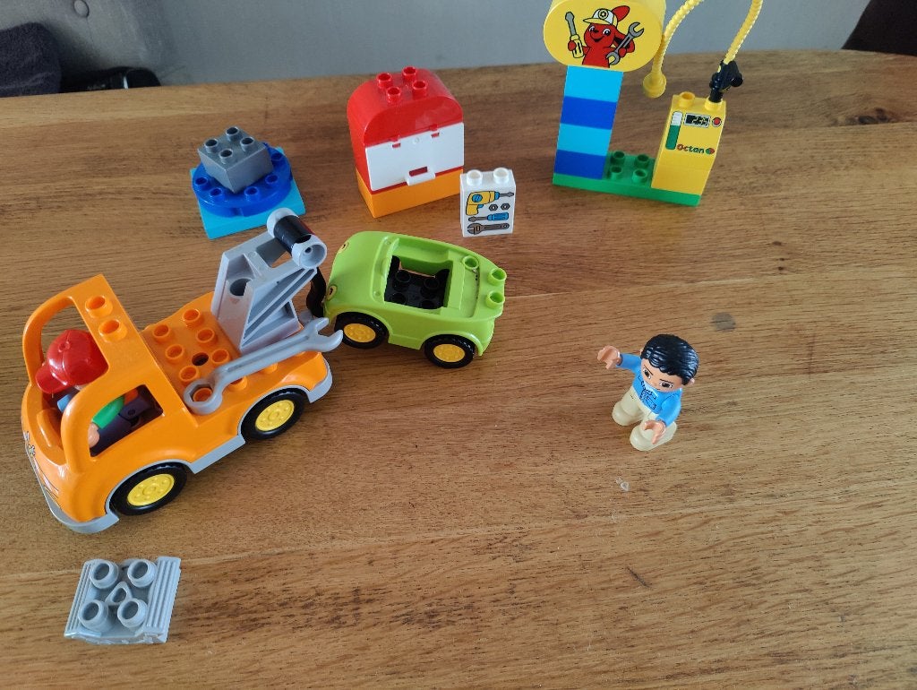 Duplo Tow Truck, Ophalen of Verzenden, Zo goed als nieuw, Compleet, Duplo