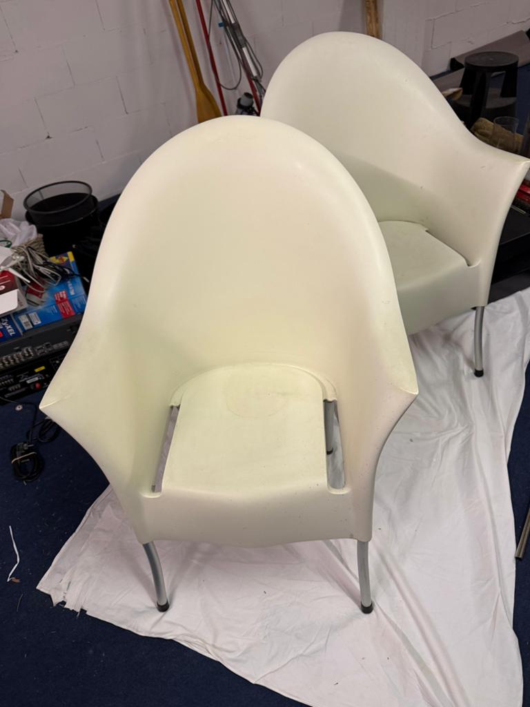 Driade Lord Yo stoel van Philippe Starck ., Huis en Inrichting, Stoelen, Ophalen, Kunststof, Gebruikt, Twee