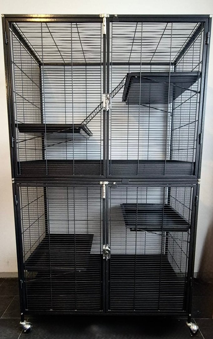 Keddoc Animal Home, traliekooi, rattenkooi, knaagdierenkooi, Ophalen, Kooi, Zo goed als nieuw, 90 cm of meer
