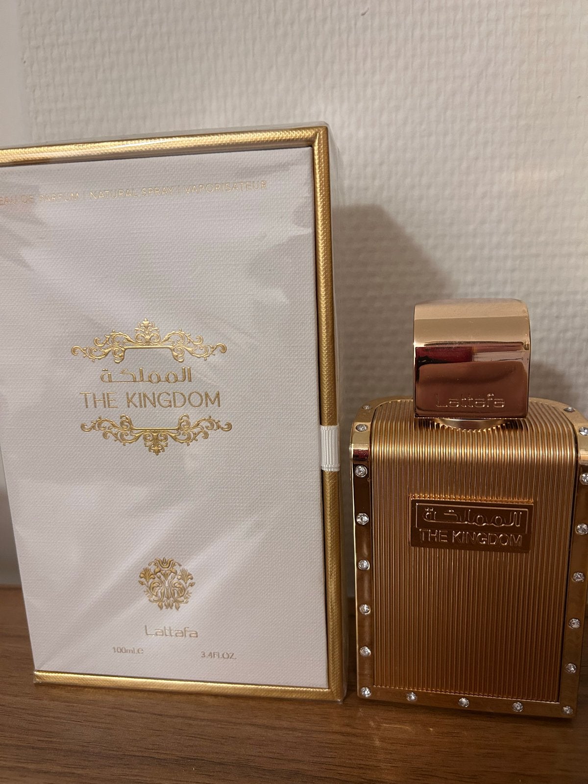 Lattafa The Kingdom Gold – Eau de Parfum 100 ml, Ophalen of Verzenden, Nieuw