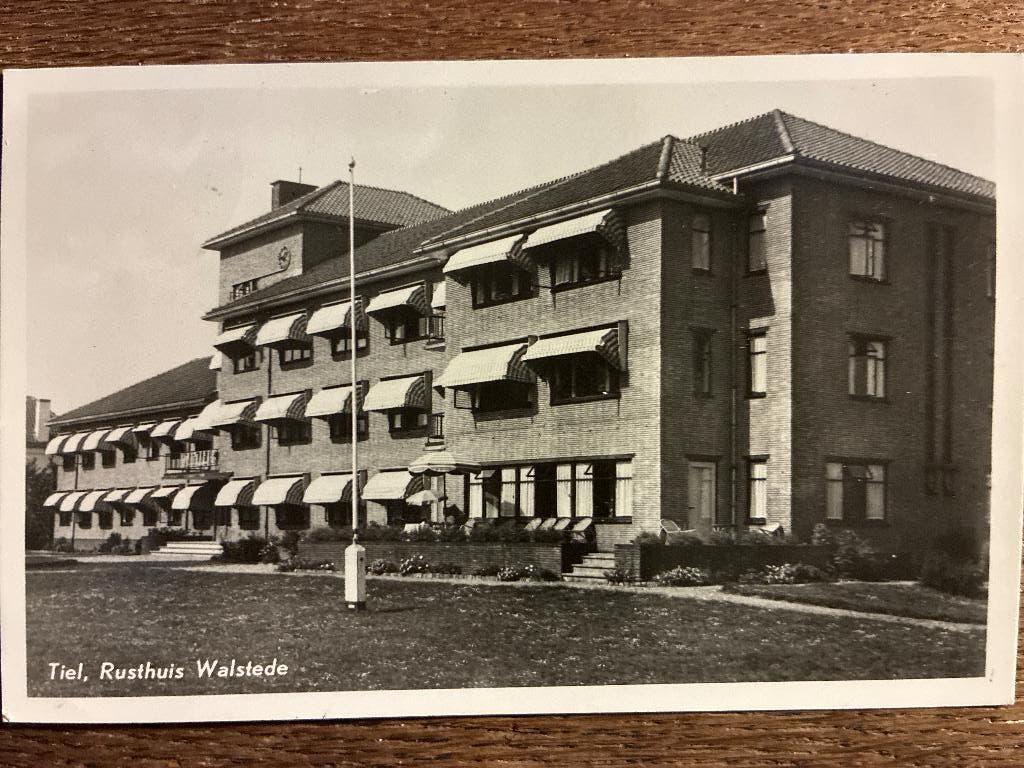 Ansichtkaart Tiel Rusthuis Walstede, Verzenden, 1940 tot 1960, Gelopen, Gelderland
