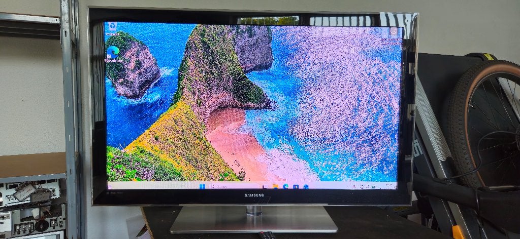 Samsung UE46B8000XW Full HD LCD TV 100Hz, Audio, Tv en Foto, Ophalen, Gebruikt, LCD, 100 Hz