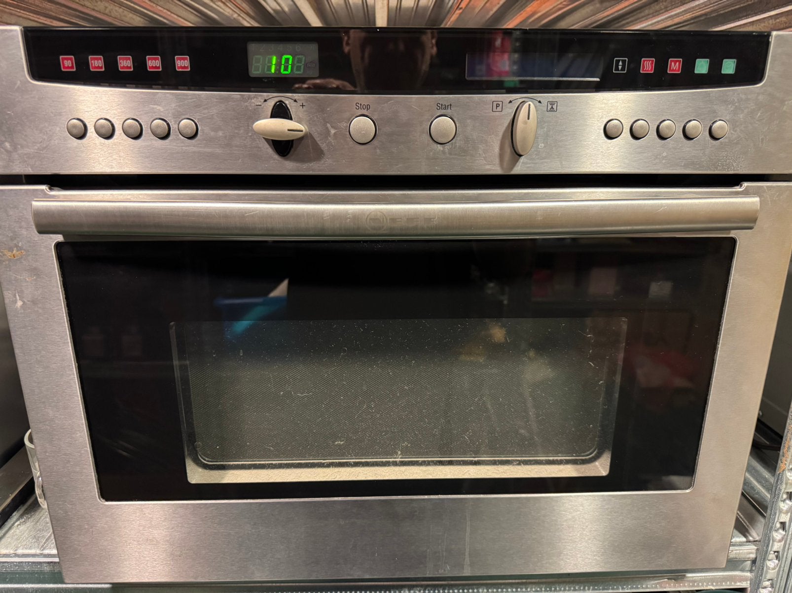 Neff (Siemens) Combioven Magnetron Grill met Garantie, Ophalen, Minder dan 45 cm, Neff, Inbouw