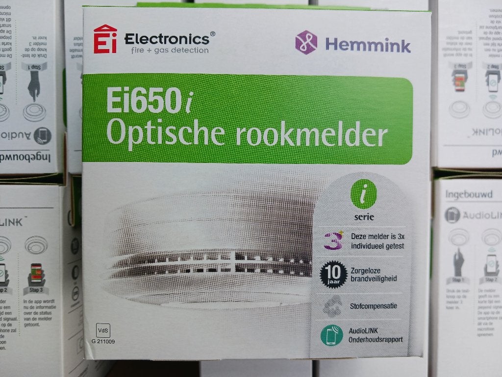 Ei Electronics optische rookmelder 10 jaar lithium, Ophalen of Verzenden, Nieuw, Detector, Sensor of Melder, Rook