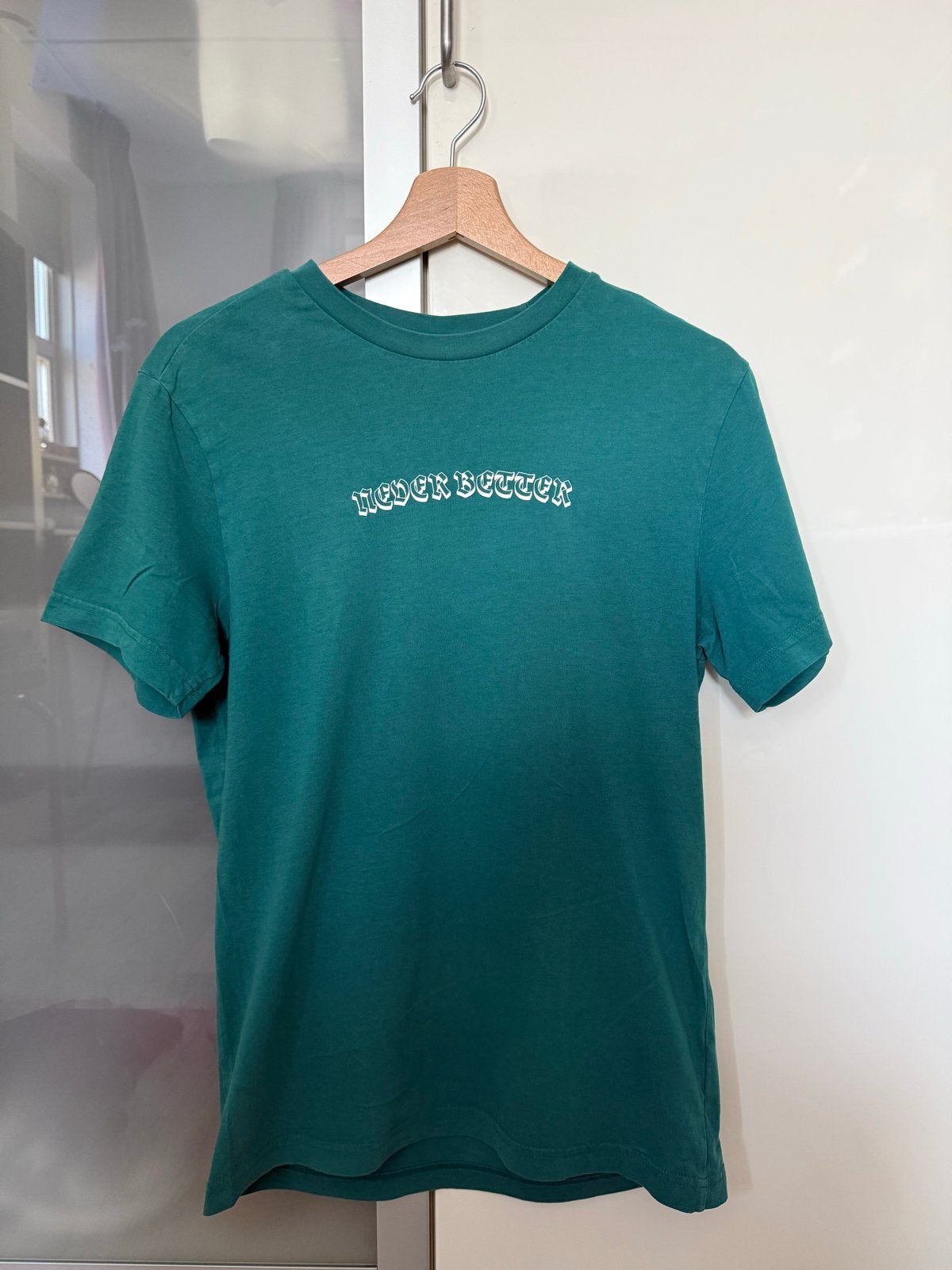 H&M T-shirt met print, groen, Maat XS, Ophalen of Verzenden, Zo goed als nieuw, Maat 46 (S) of kleiner, Groen