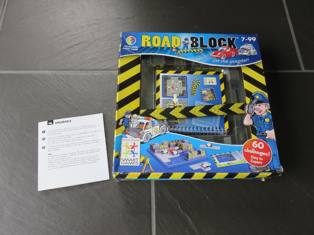 Smart games Road block, voor 1 speler van 7-99 jaar., Ophalen of Verzenden, Minder dan 500 stukjes, Gebruikt, Rubik's of 3D-puzzel