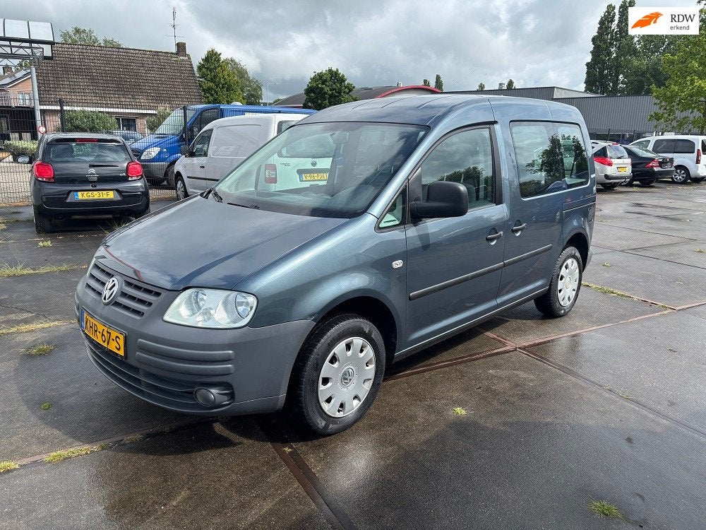 Volkswagen Caddy 1.6 Optive Comfort 7p., Auto's, Volkswagen, Voorwielaandrijving, Gebruikt, Overige modellen, 4 cilinders