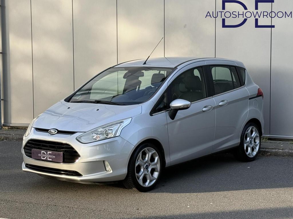 Ford B-Max 1.0 EcoBoost Titanium| Leder | volledig onderhoud, Euro 5, 101 pk, Met garantie (alle), Leder en Stof