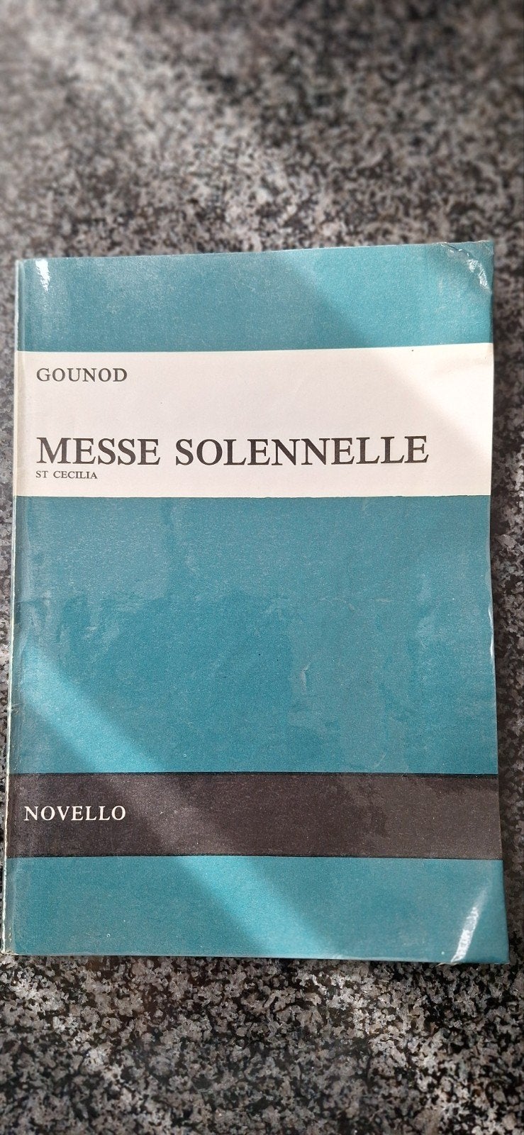 Gounod - Messe Solennelle St. Cecilia - Bladmuziek, Gebruikt, Koor, Klassiek, Ophalen of Verzenden