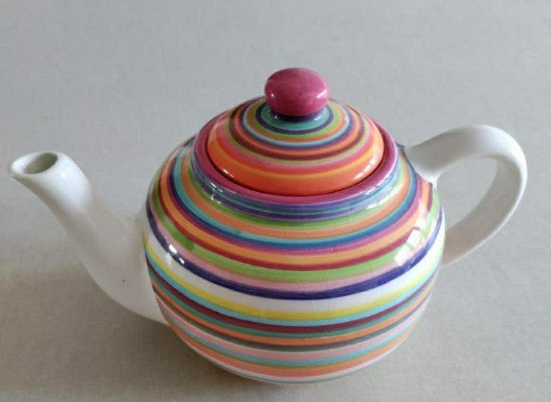 THEEPOT,Regenboog,LHBTQIAP+,Koffiekan,Pot,Rainbow,kleur,Kan, Ophalen of Verzenden, Nieuw, Overige stijlen, Overige typen