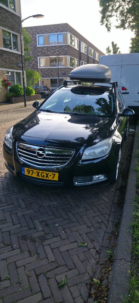 Opel Insignia 1.4 Turbo 103KW Sports Tourer 2012 Zwart, Parkeersensor, 4 cilinders, Zwart, Origineel Nederlands