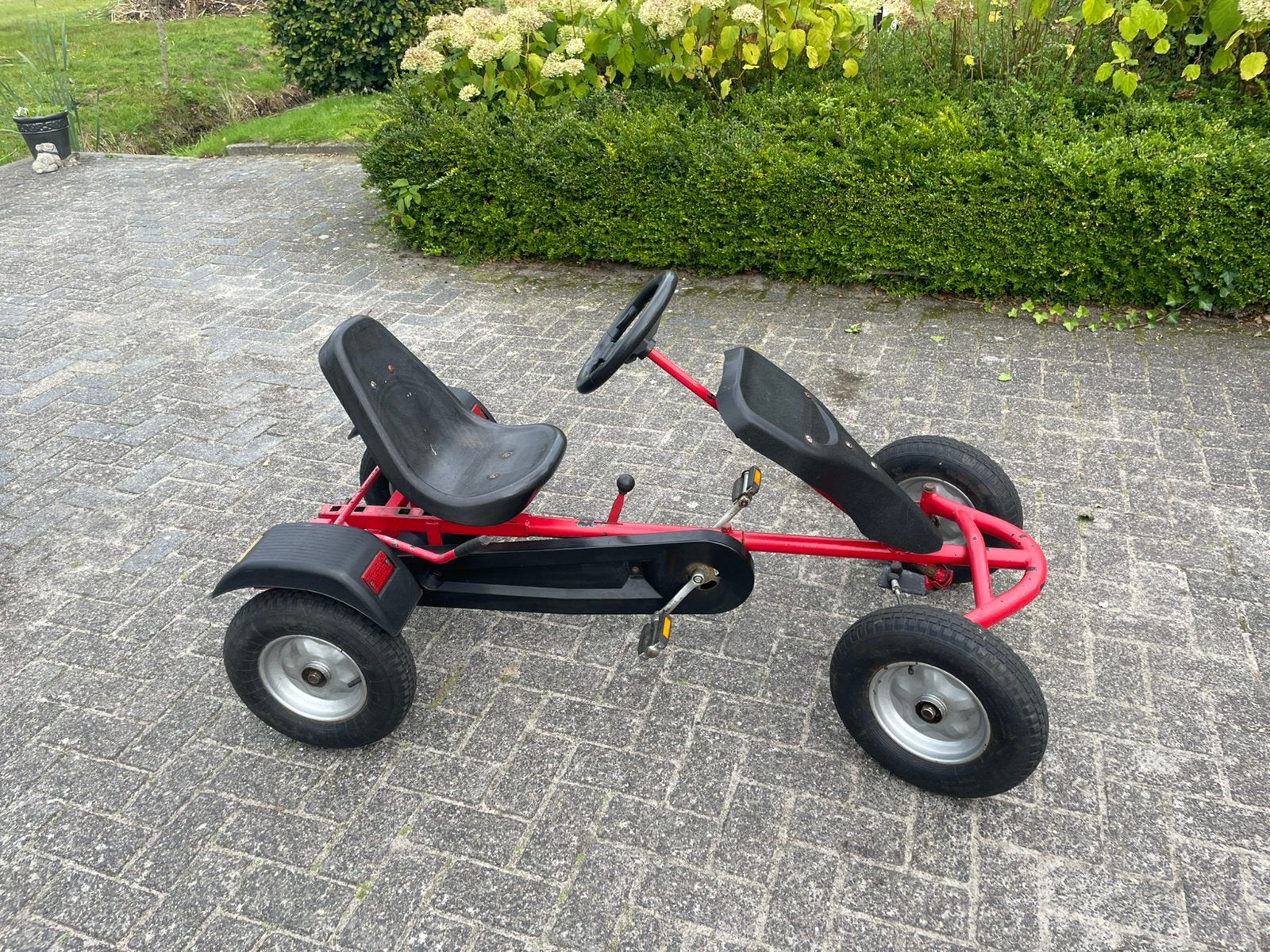 Stoere skelter, Ophalen, Gebruikt, Berg, Met kar of aanhanger