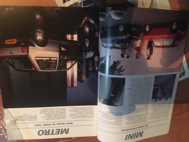 Austin Rover range brochure/magazine/auto folder '86 '93 94, Ophalen of Verzenden, Zo goed als nieuw, Overige merken