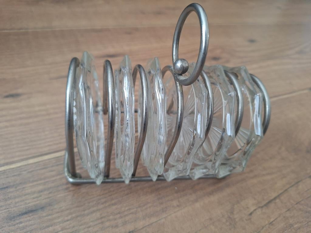 Glazen onderzetters, Ophalen of Verzenden