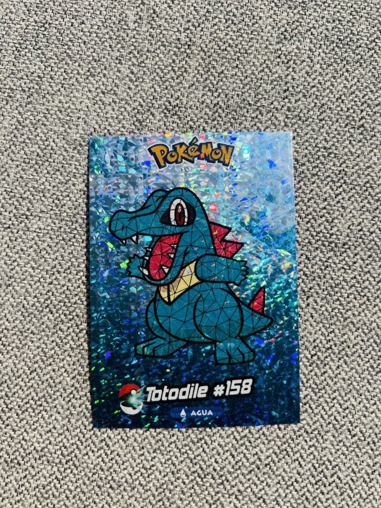 Totodile 158 Johto Card Top Collection Promo Pokemon, Verzenden, Zo goed als nieuw, Losse kaart, Foil