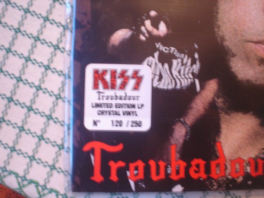 kiss night of the living EN kiss troubadour 1992 gekleurd lp, Verzenden, Beschermende buitenhoes, 12 inch, Nieuw in verpakking