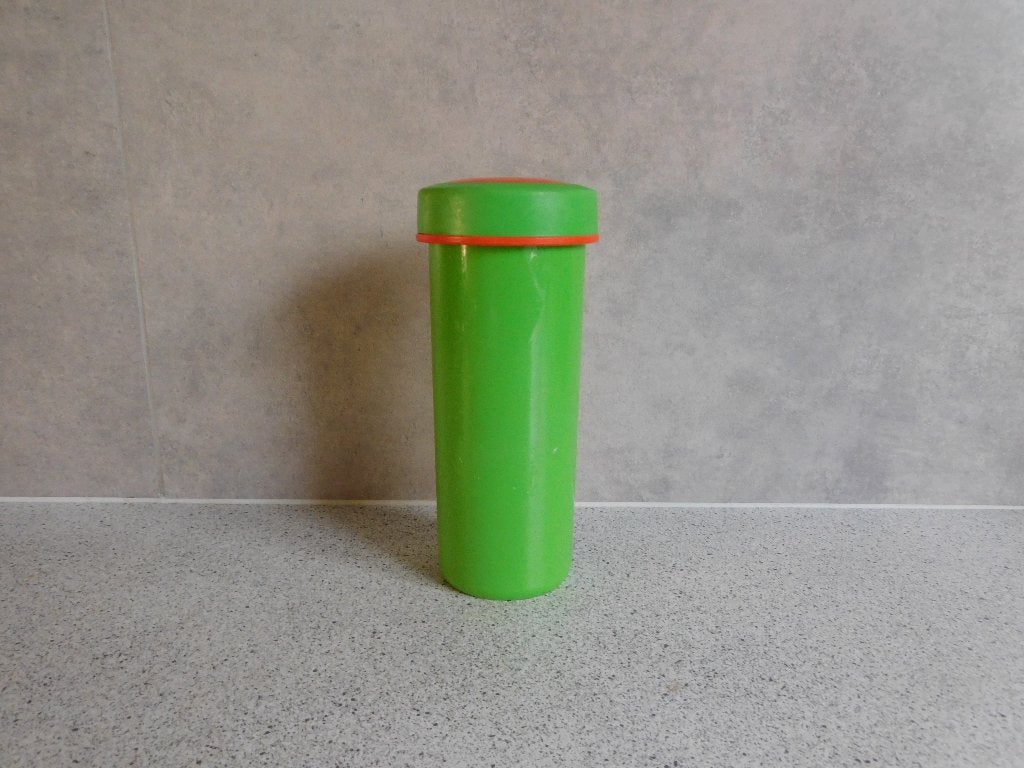 Tupperware Tumbo Beker 350 ml. Lime Oranje, 400 ml, Beker of Kan, Oranje, Ophalen of Verzenden