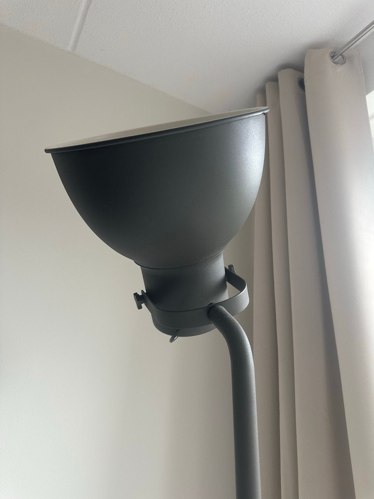 IKEA Hektar staande lamp, donkergrijs, Ophalen, Gebruikt, Metaal, 150 tot 200 cm