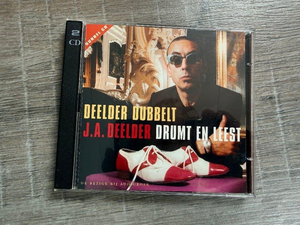 2 cd Jules Deelder Dubbelt - Leest en Drumt, Cd's en Dvd's, Ophalen of Verzenden, Zo goed als nieuw