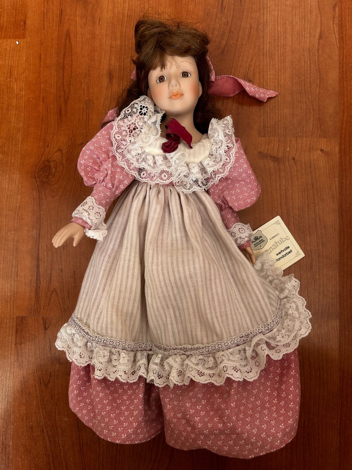 Vintage Gilde Handwerk Porseleinen Pop - Puppenstube Collect, Ophalen of Verzenden, Zo goed als nieuw, Pop