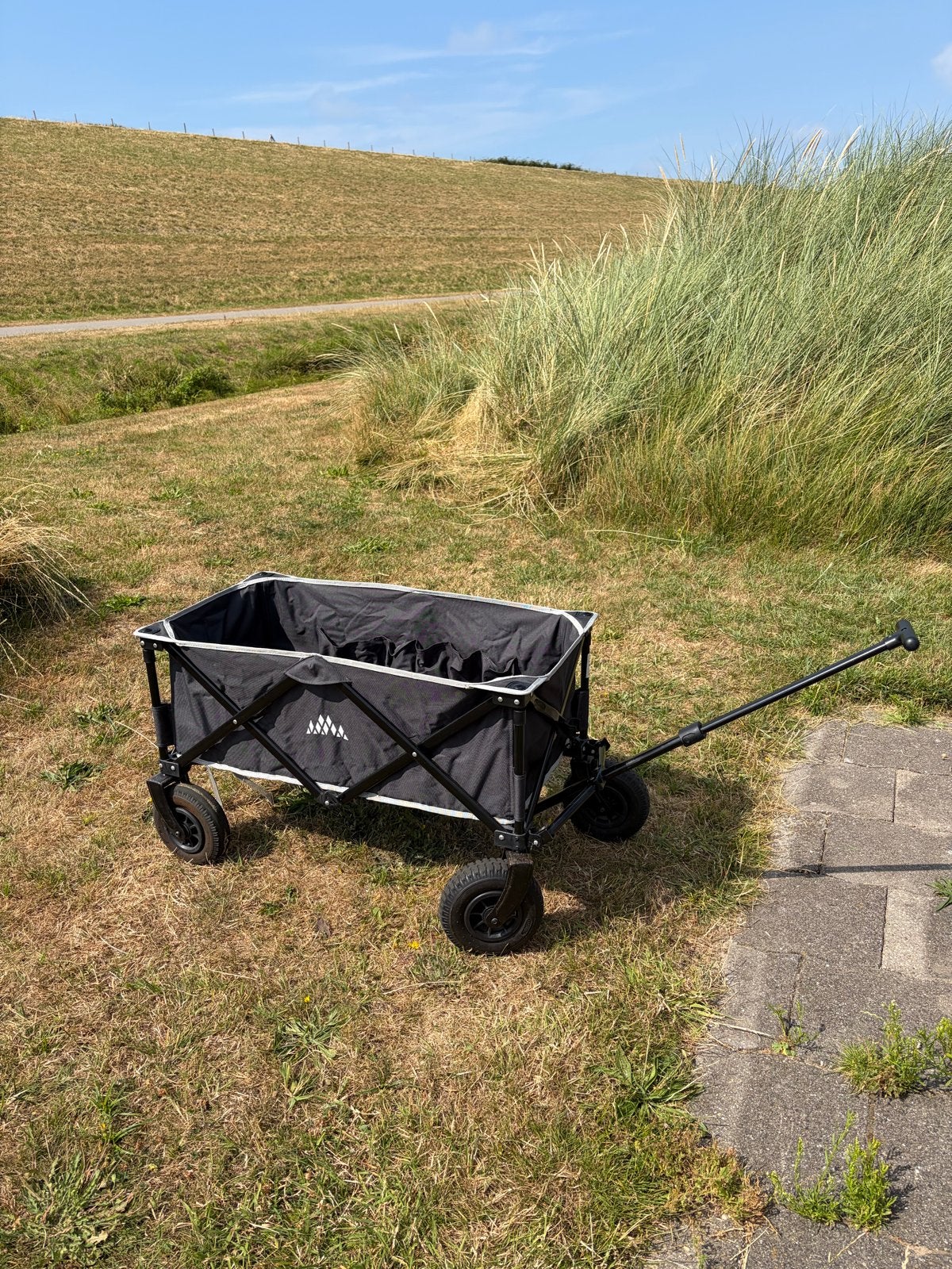 Obelink Opvouwbare bolderkar - twee lekke banden, Ophalen, Opvouwbaar, Gebruikt