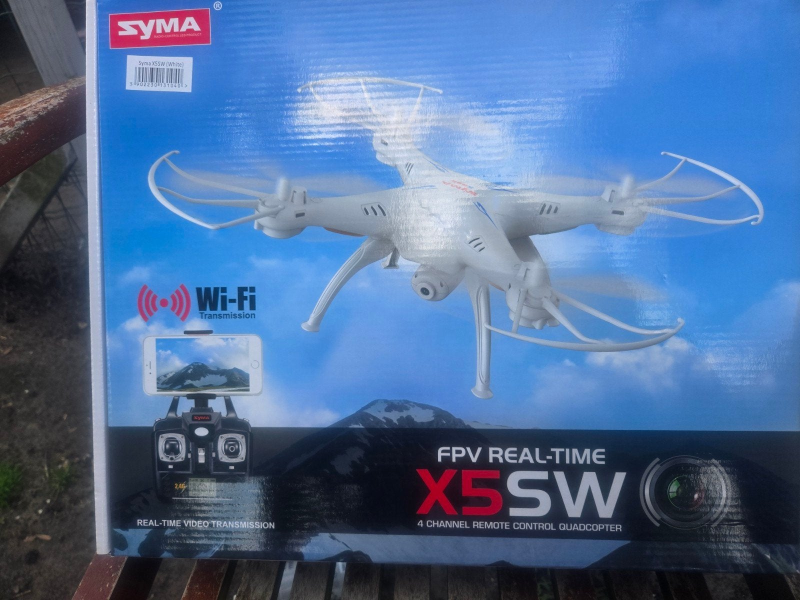Te koop: Syma X5SW FPV Real-Time Drone (Wit) – Splinternieuw, Ophalen of Verzenden, Nieuw