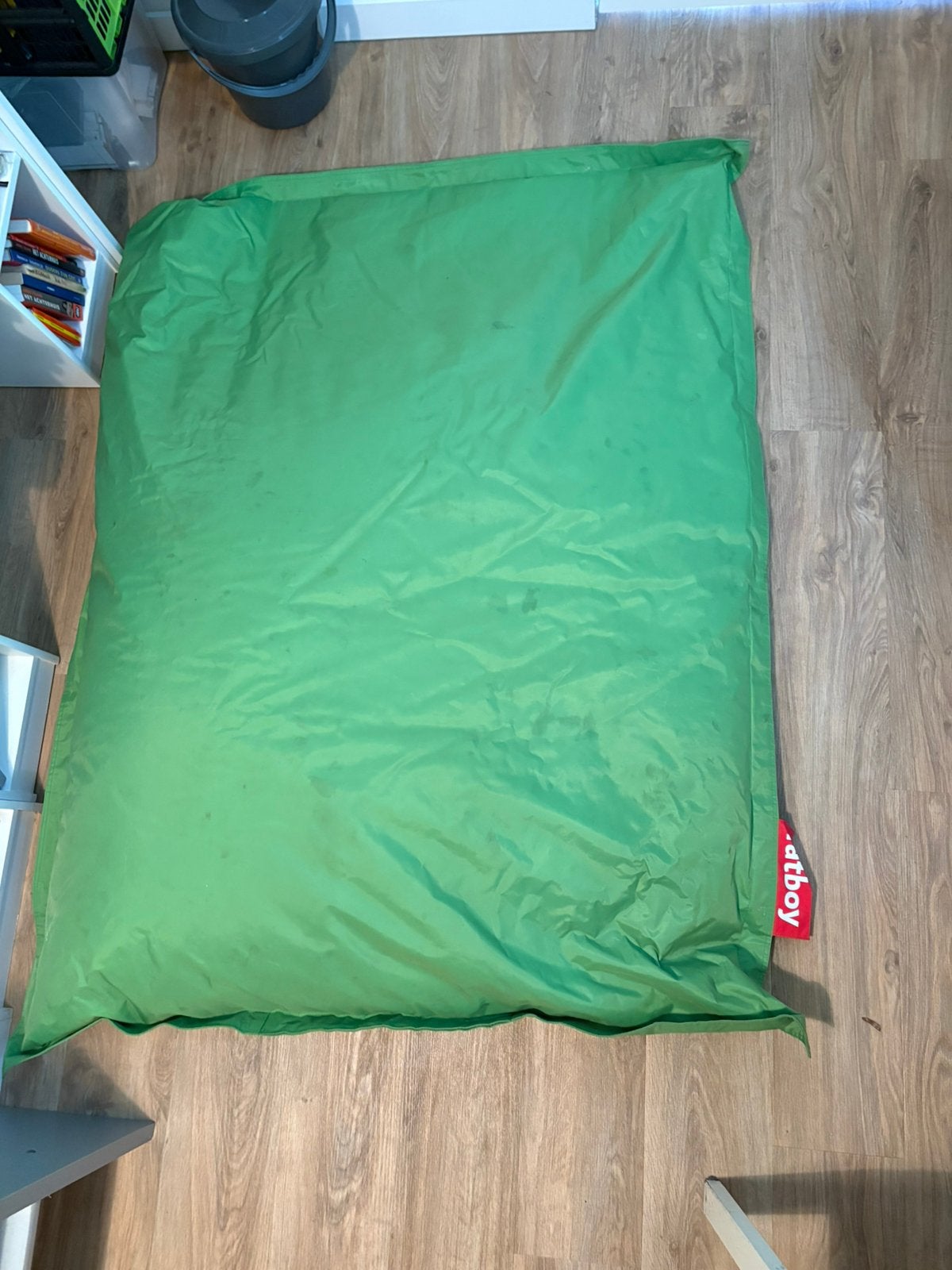 Fatboy the original zitzak grasgroen grote zitzak, Huis en Inrichting, Zitzakken, Ophalen, Zo goed als nieuw, Groen, Zitzak