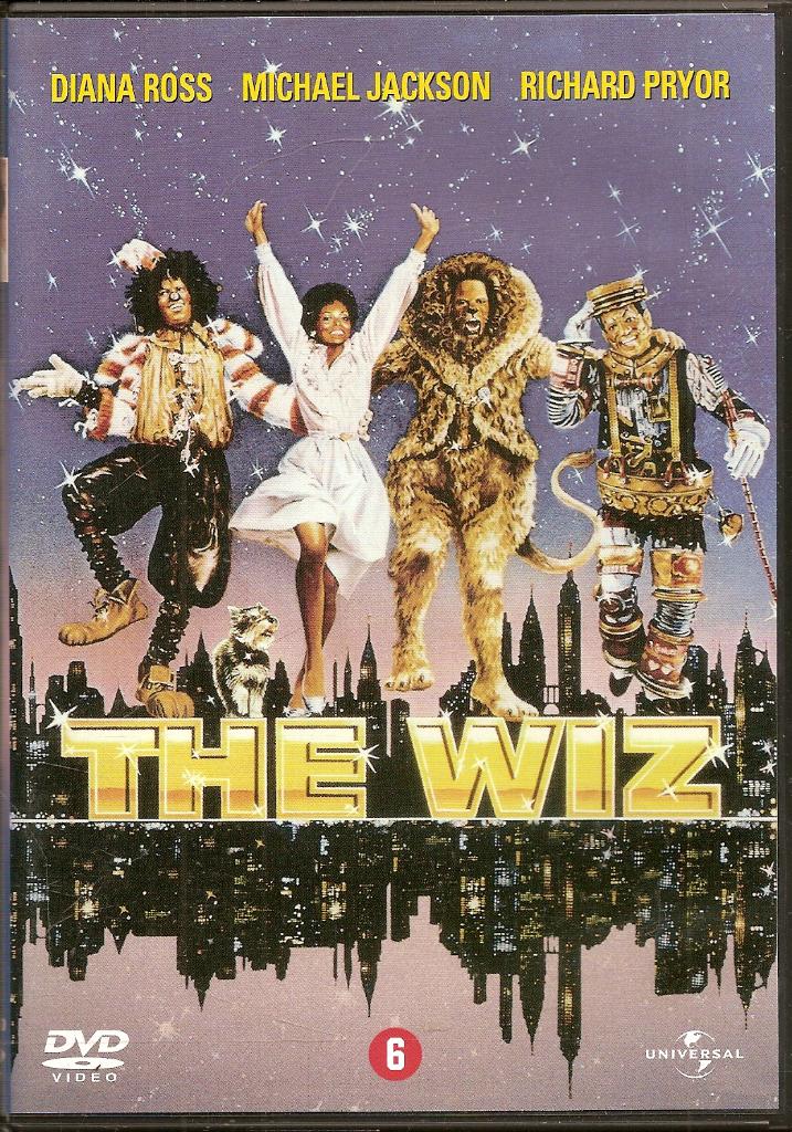 The Wiz met o.a. Michael Jackson, Diana Ross, Richard Pryor, 1980 tot heden, Overige genres, Ophalen of Verzenden, Zo goed als nieuw