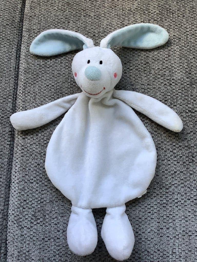 Zilveren Kruis Natalis konijn knuffeldoekje lapje  5 euro, Ophalen of Verzenden, Zo goed als nieuw, Konijn
