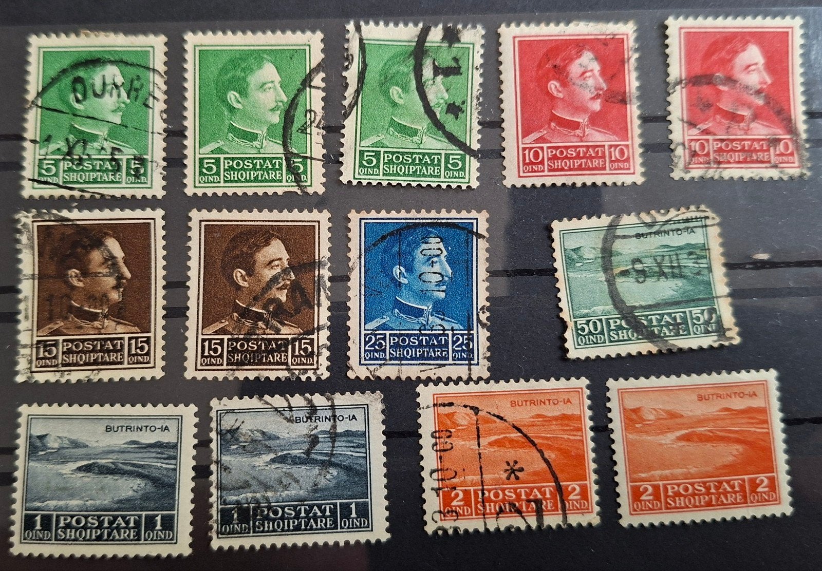 Albanië 1930. Lokale motieven en koning Zog1, Verzenden, Overige landen