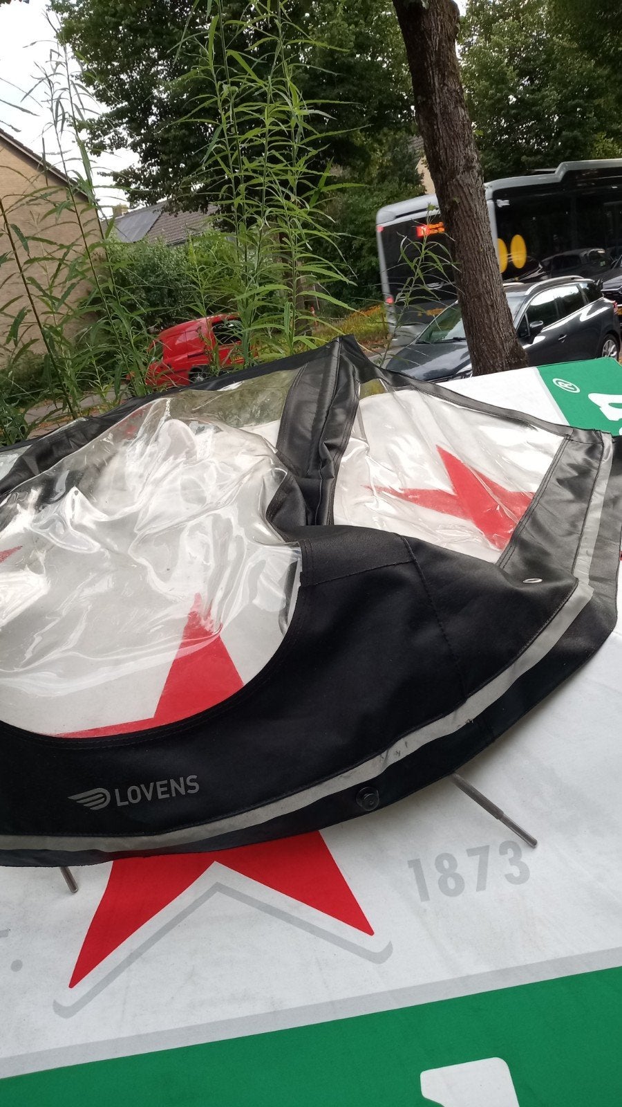 LOVENS bakfiets Regenkap.!, Ophalen, 3 kinderen, Overige merken