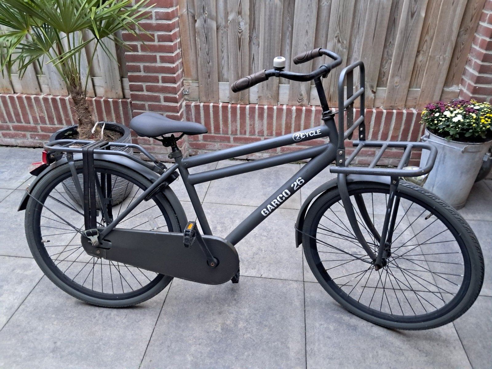 Garco 26 transportfiets - Zo goed als nieuw, Fietsen en Brommers, Fietsen | Dames | Damesfietsen, Terugtraprem, Zo goed als nieuw