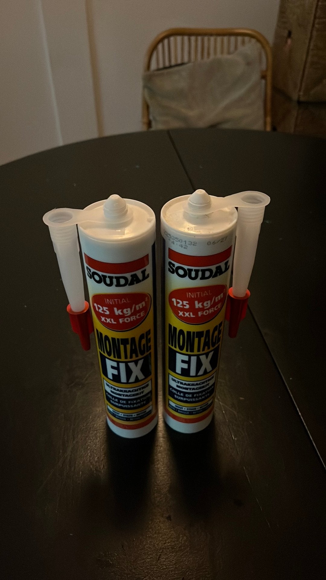 Montagekit wit Soudal 2x 310mL, Ophalen of Verzenden, Nieuw, Overige materialen, Overige typen