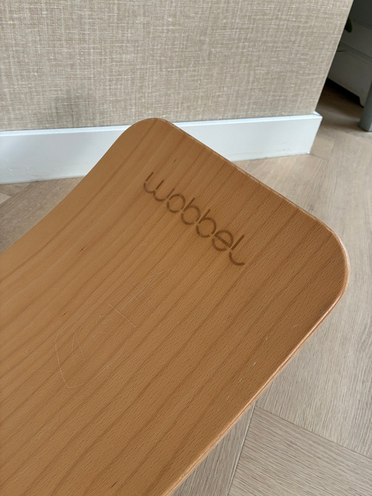 Wobbel Board Original met Vilt - Natuurlijk Hout