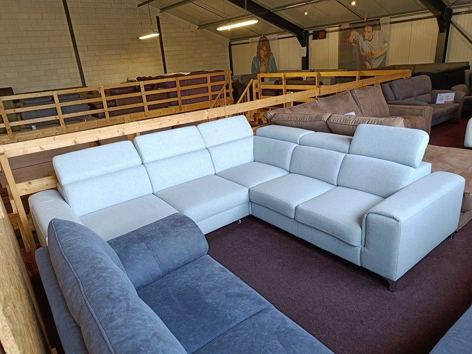 hoekbank 280 cm x 250 cm / bankstel 3 + 2 model Gonda, Ophalen, 250 tot 300 cm, Hoekbank, Nieuw