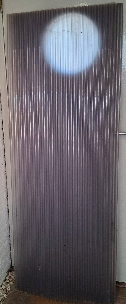 Gebruikte lichtdoorlatende golfplaten, Overige materialen, Gebruikt, Zwart, 5 tot 10 m²
