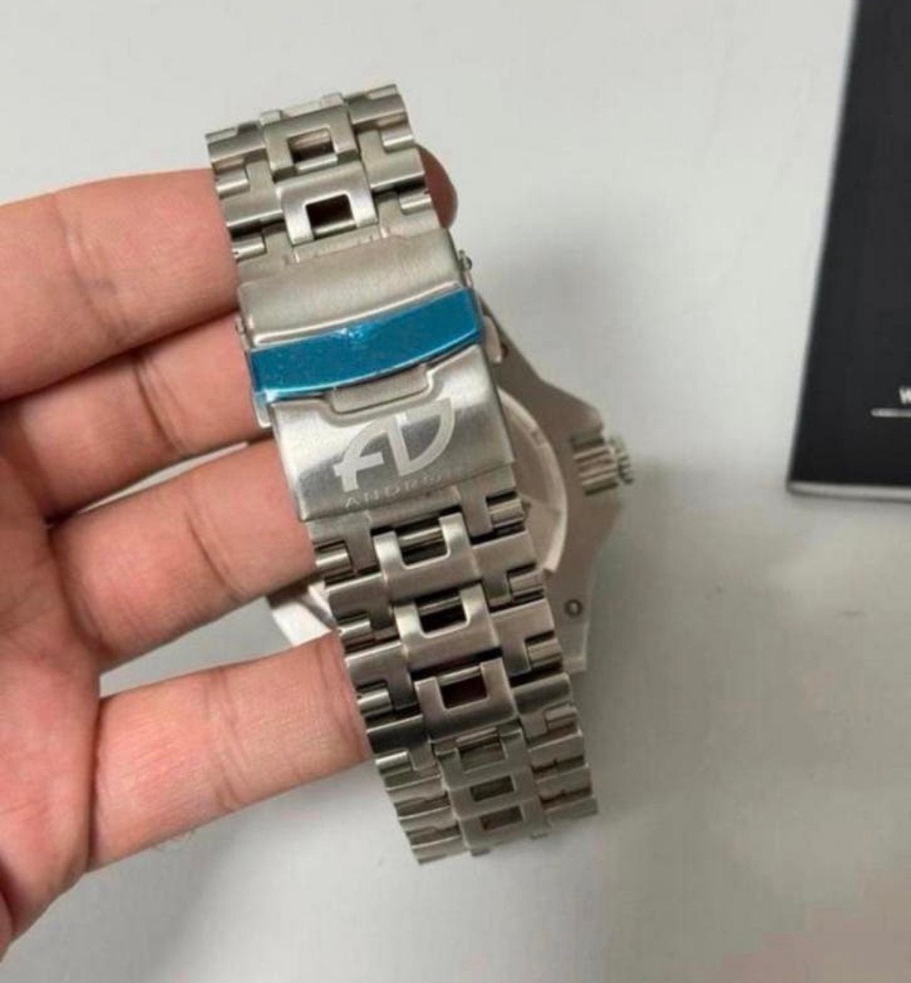 ANDROID Silverjet Men's Diver Watch AD780 All Steel Quartz, Ophalen of Verzenden, Zo goed als nieuw, H, H