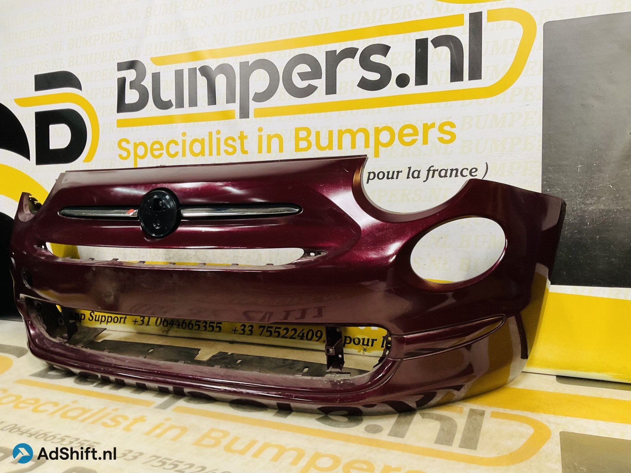BUMPER Fiat 500 Facelift 2016-2021 VOORBUMPER 2-B8-9151z, Bumper
