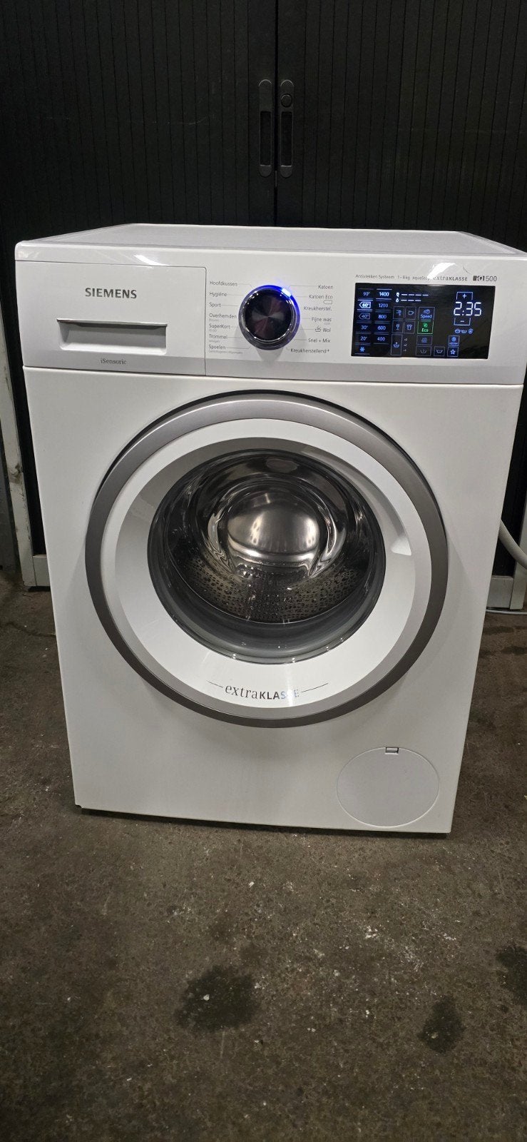 siemens IQ500 Extraklasse, 8 tot 10 kg, Ophalen, 1200 tot 1600 toeren, 85 tot 90 cm