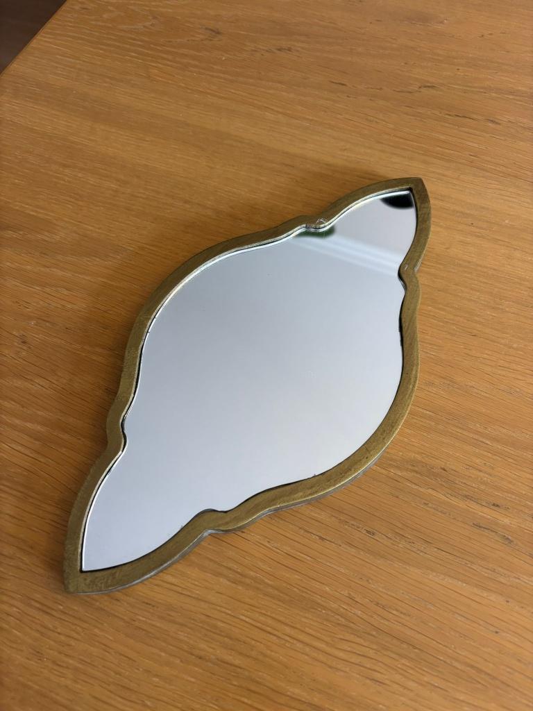 Ibiza Stijl Decoratieve Spiegel Goud, Minder dan 50 cm, Ophalen of Verzenden, Zo goed als nieuw, Minder dan 100 cm