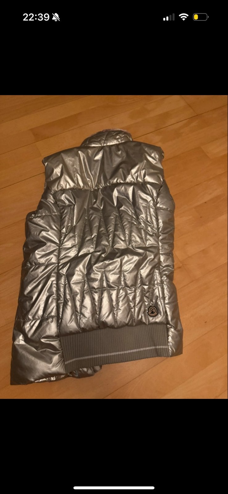 Anky Zilveren/gouden Bodywarmer Maat 176 (15), Kleding | Dames, Bodywarmers, Ophalen of Verzenden, Zo goed als nieuw, Maat 34 (XS) of kleiner
