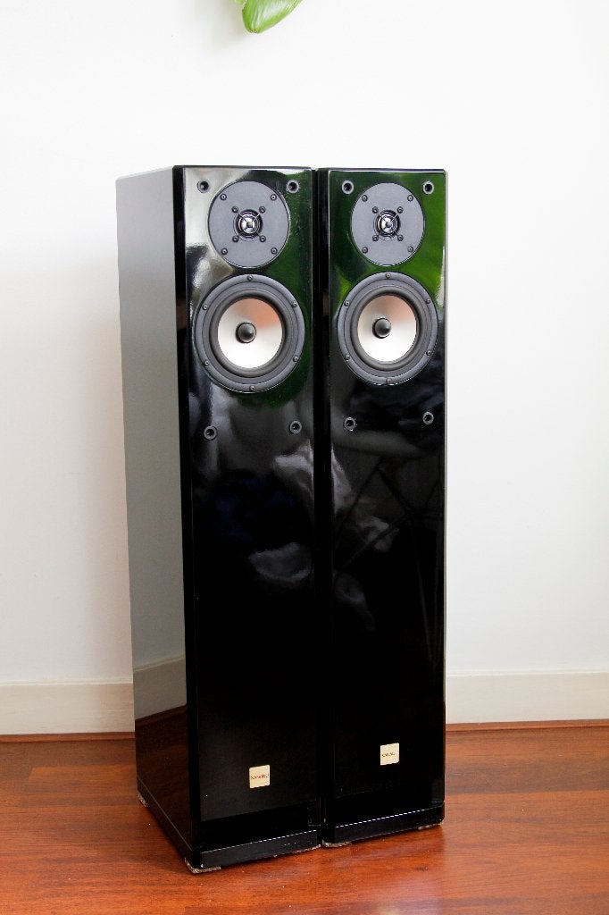 Xanadu AW14 AL speakers. Hoogglans zwart, Vloerstaande luidspreker, Gebruikt, -, -